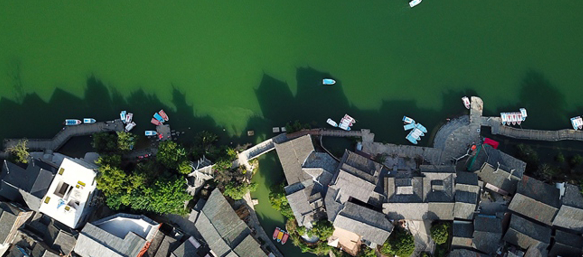 航拍：&ldquo;世界民歌合唱小镇&rdquo;贵州下司古镇