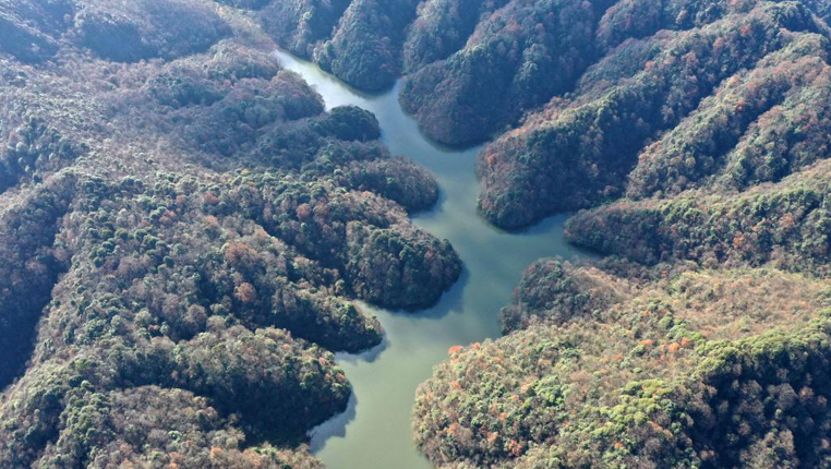 俯瞰贵州绥阳宽阔水国家级自然保护区