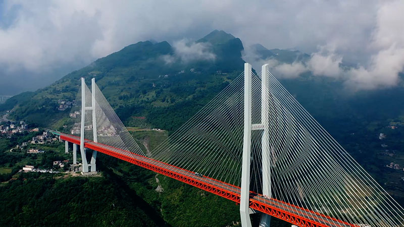 新時代·新地標｜北盤江大橋：讓天塹變通途的“世界高度”