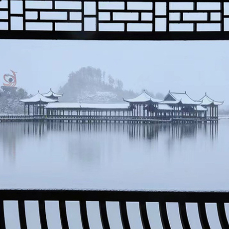 贵州多地飘雪 雪景美如画